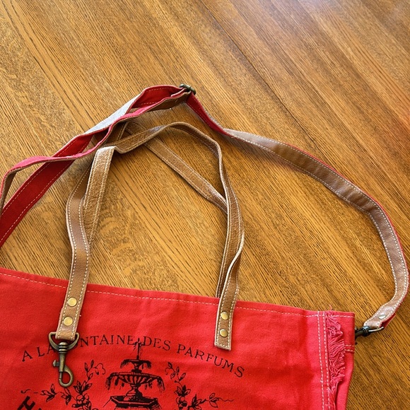 Red Tote Bag - Picture 2 of 11
